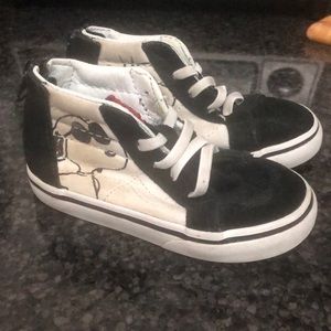 Vans Peanuts Toddler Size 7 Shoe HighTop